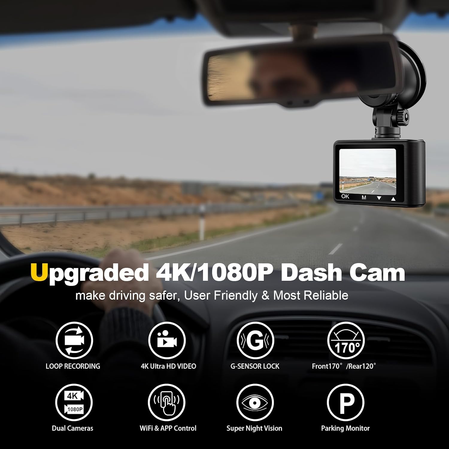 Witisco 4K front and rear dash cam

Witisco dual dash camera with 5G WiFi

Witisco dash cam with night vision and app control

Witisco car camera with 64GB SD card

Witisco HD dash cam with G-sensor and loop recording

Witisco 4K dashboard camera with parking mode

Witisco dash cam front and rear installation

Witisco 2.0” IPS screen dash camera

Witisco smart dash cam for car security

Witisco 4K car dash cam for driving safety